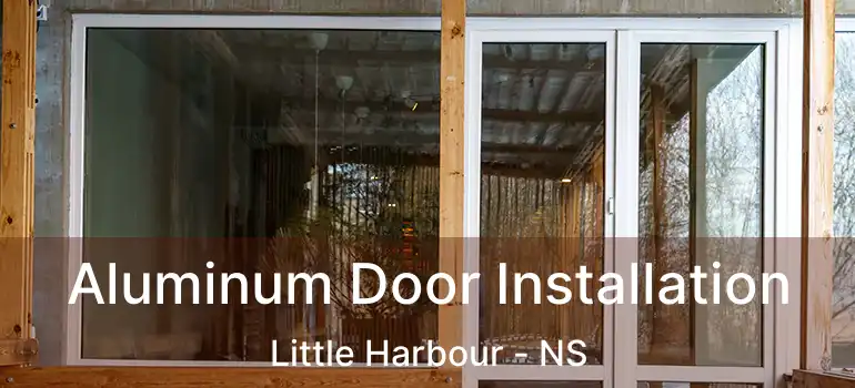  Aluminum Door Installation Little Harbour - NS