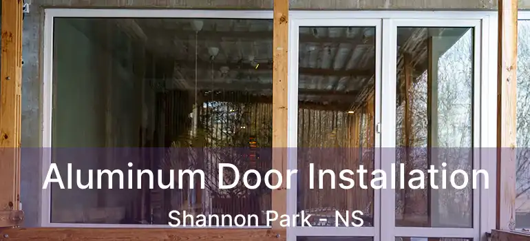  Aluminum Door Installation Shannon Park - NS