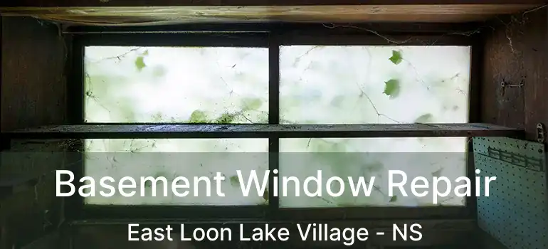  Basement Window Repair East Loon Lake Village - NS