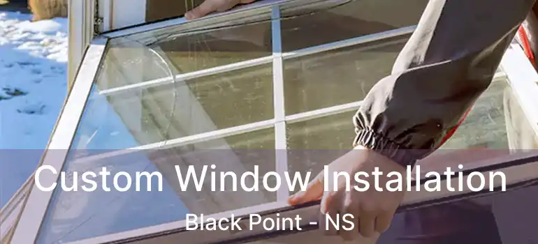  Custom Window Installation Black Point - NS