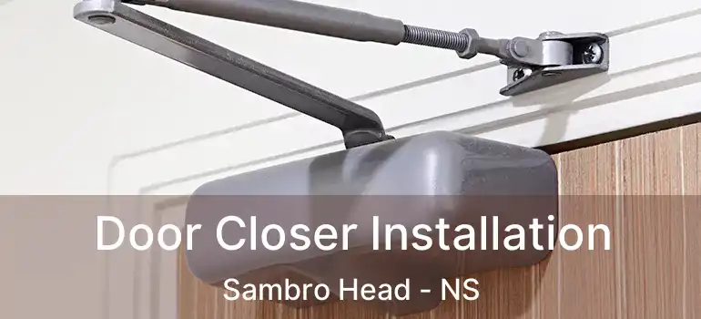  Door Closer Installation Sambro Head - NS