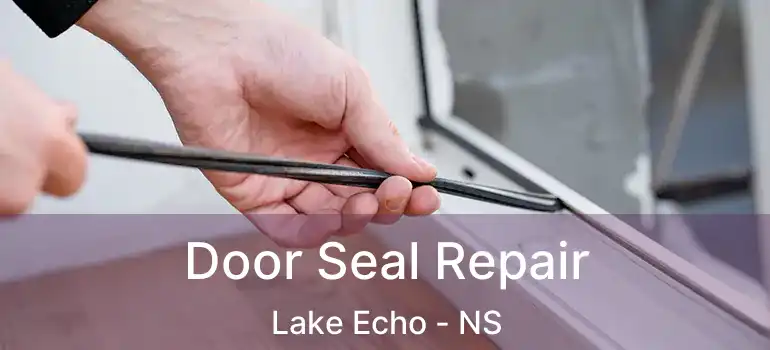  Door Seal Repair Lake Echo - NS