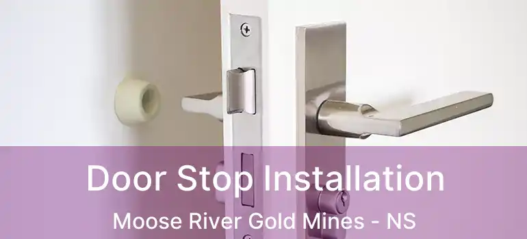  Door Stop Installation Moose River Gold Mines - NS