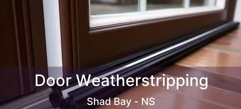  Door Weatherstripping Shad Bay - NS