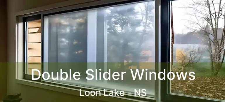 Double Slider Windows Loon Lake - NS