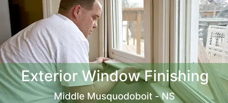  Exterior Window Finishing Middle Musquodoboit - NS