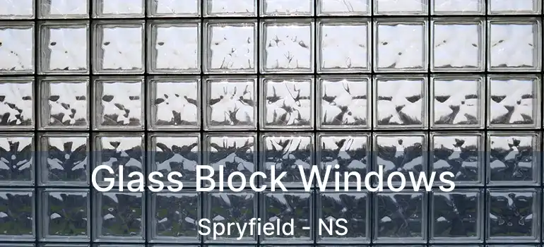  Glass Block Windows Spryfield - NS