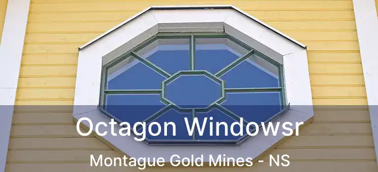  Octagon Windowsr Montague Gold Mines - NS