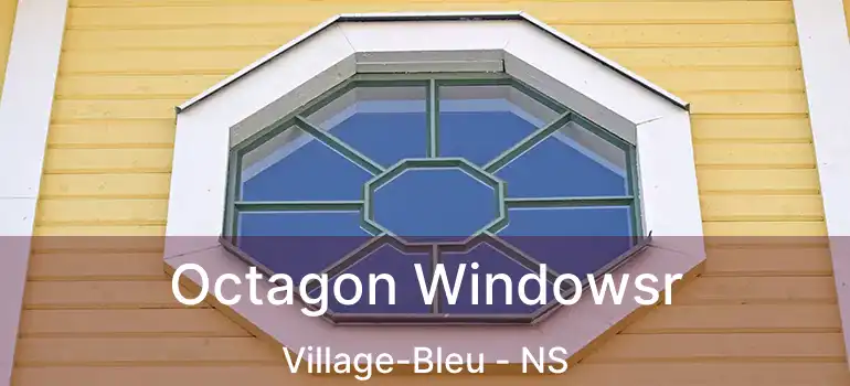  Octagon Windowsr Village-Bleu - NS