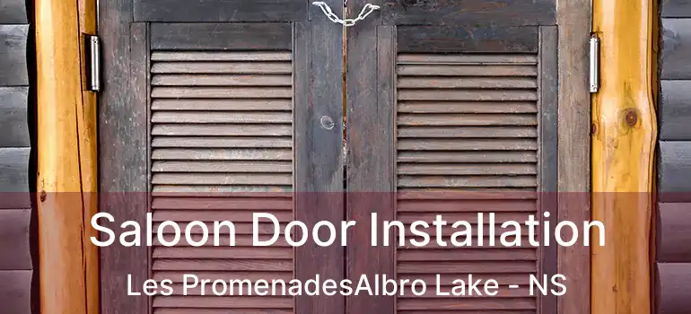  Saloon Door Installation Les PromenadesAlbro Lake - NS