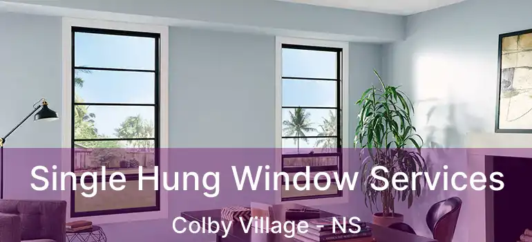  Single Hung Window Services Colby Village - NS