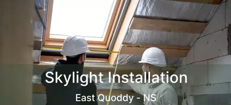  Skylight Installation East Quoddy - NS