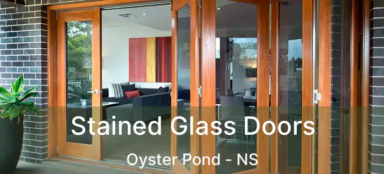  Stained Glass Doors Oyster Pond - NS