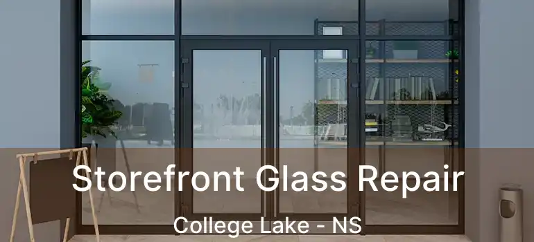  Storefront Glass Repair College Lake - NS