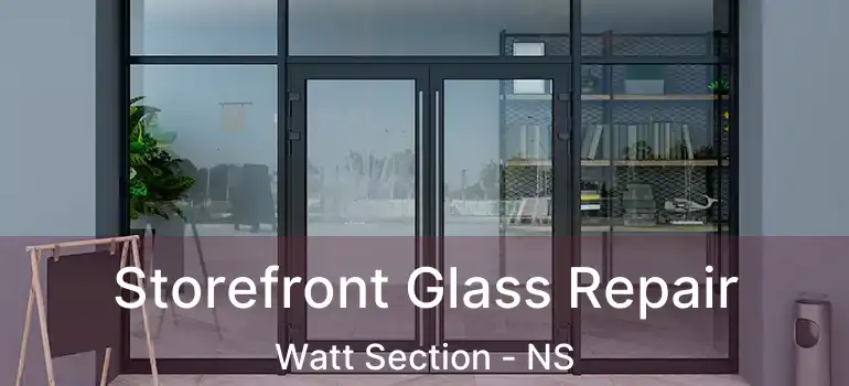  Storefront Glass Repair Watt Section - NS
