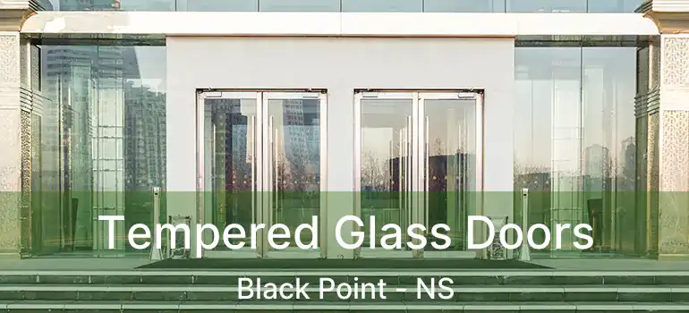  Tempered Glass Doors Black Point - NS