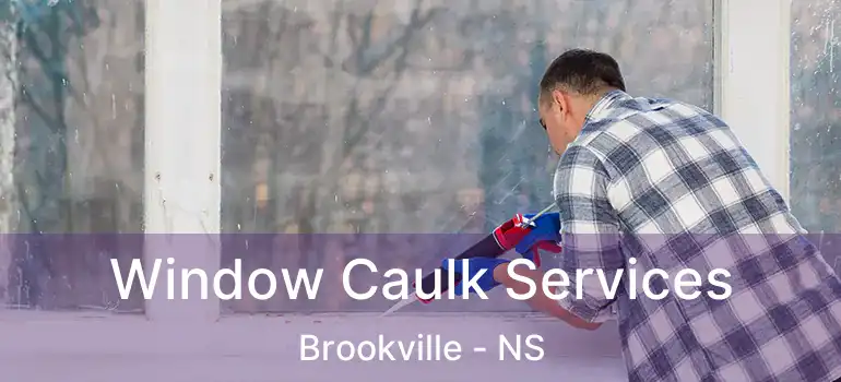  Window Caulk Services Brookville - NS