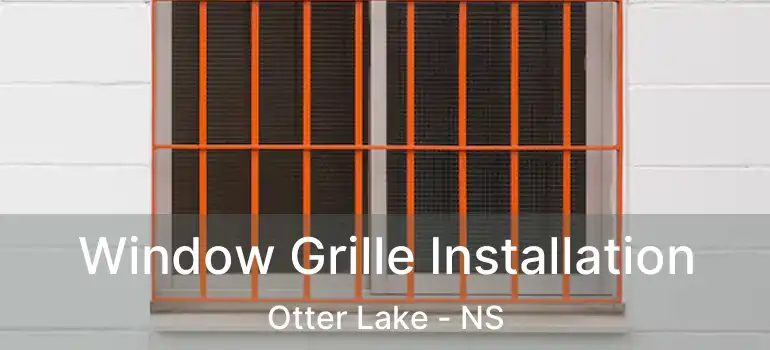  Window Grille Installation Otter Lake - NS