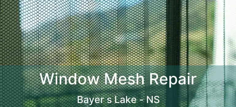  Window Mesh Repair Bayer s Lake - NS
