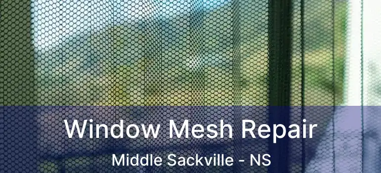  Window Mesh Repair Middle Sackville - NS