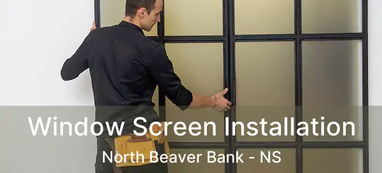  Window Screen Installation North Beaver Bank - NS