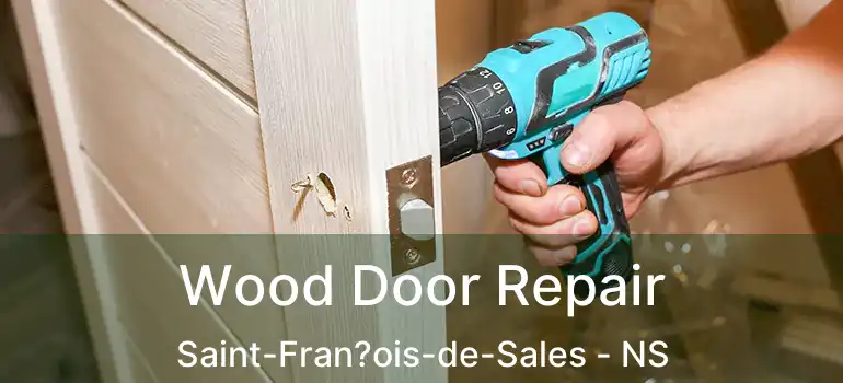  Wood Door Repair Saint-Fran?ois-de-Sales - NS